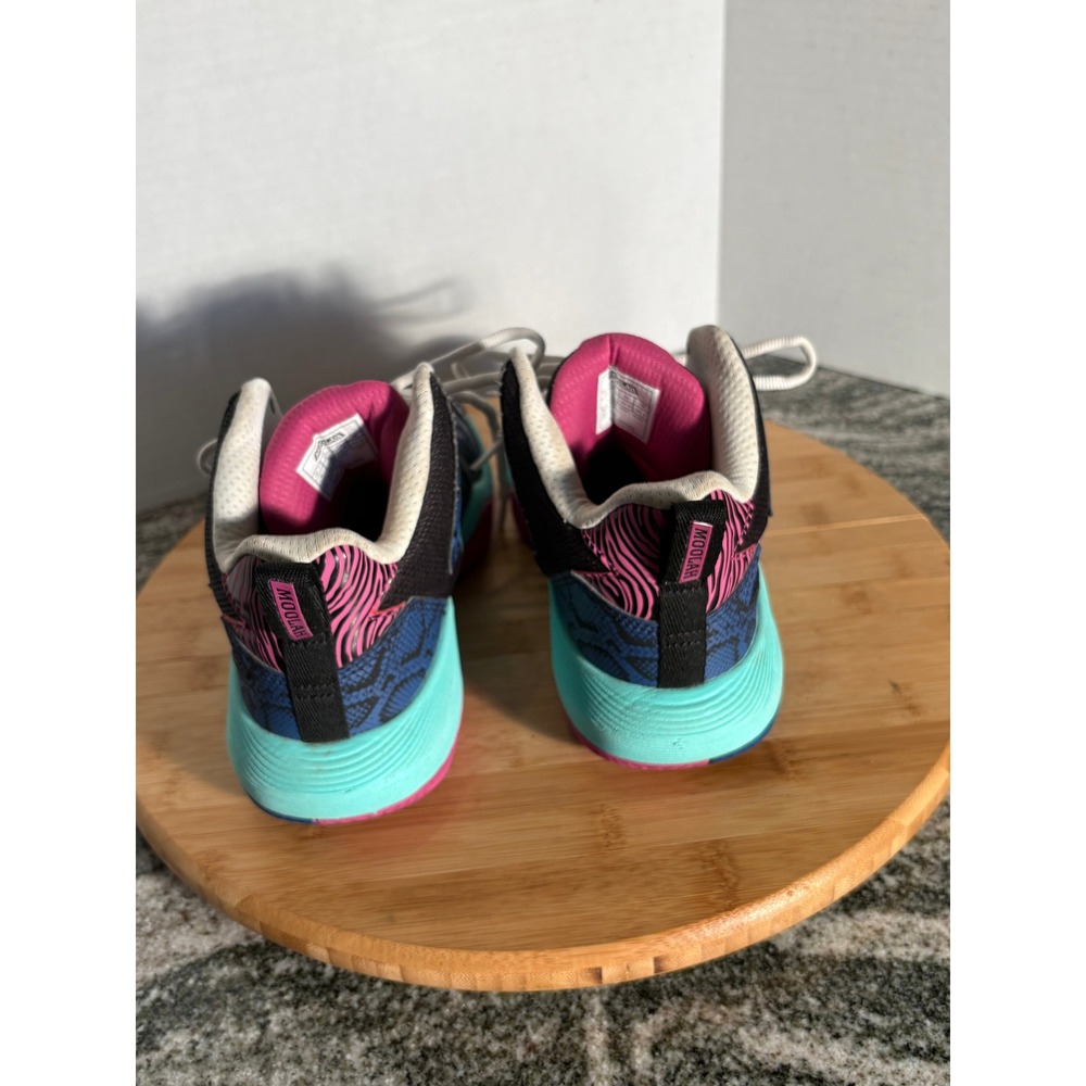 Moolah Kicks Press‎ Break Blaqvi Basketball Shoes Blue Pink Kids Size 6Y BLAQVI - Picture 3 of 6